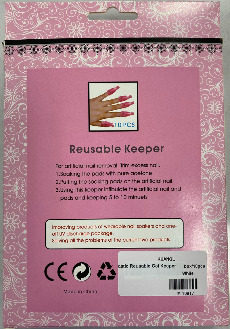 Plastic Reusable Gel Keeper