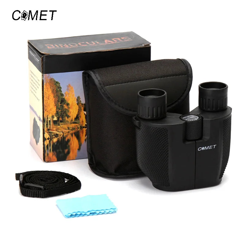 Free Shipping High Times 10X25 HD All-optical Green Film Waterproof Binoculars Telescope For Tourism Binoculars Hot Selling