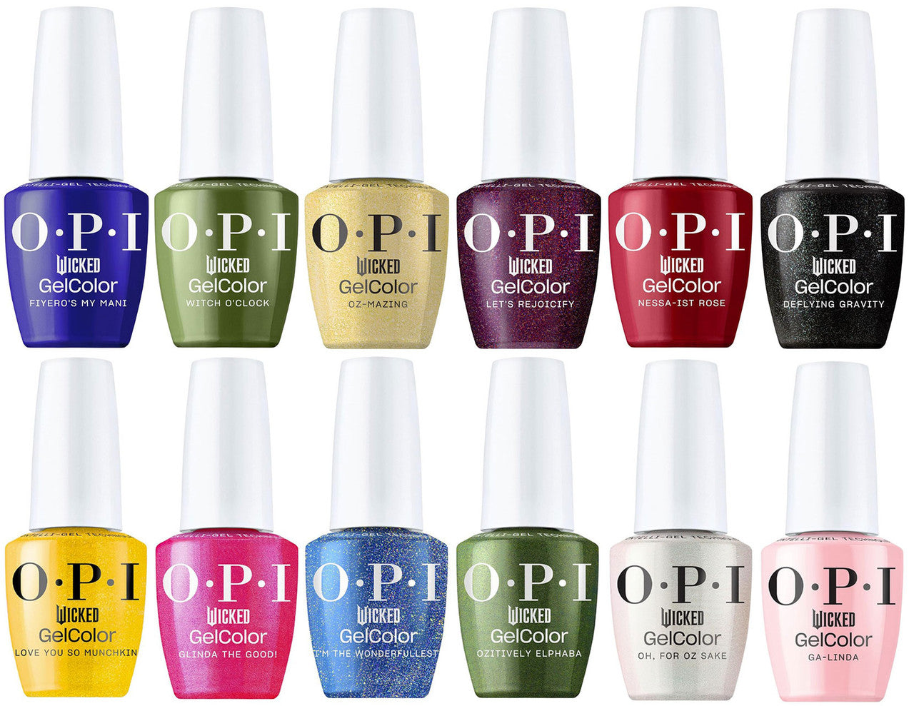 OPI GelColor Intelli-Gel Wicked Holiday 2024 Collection, Base and Top included