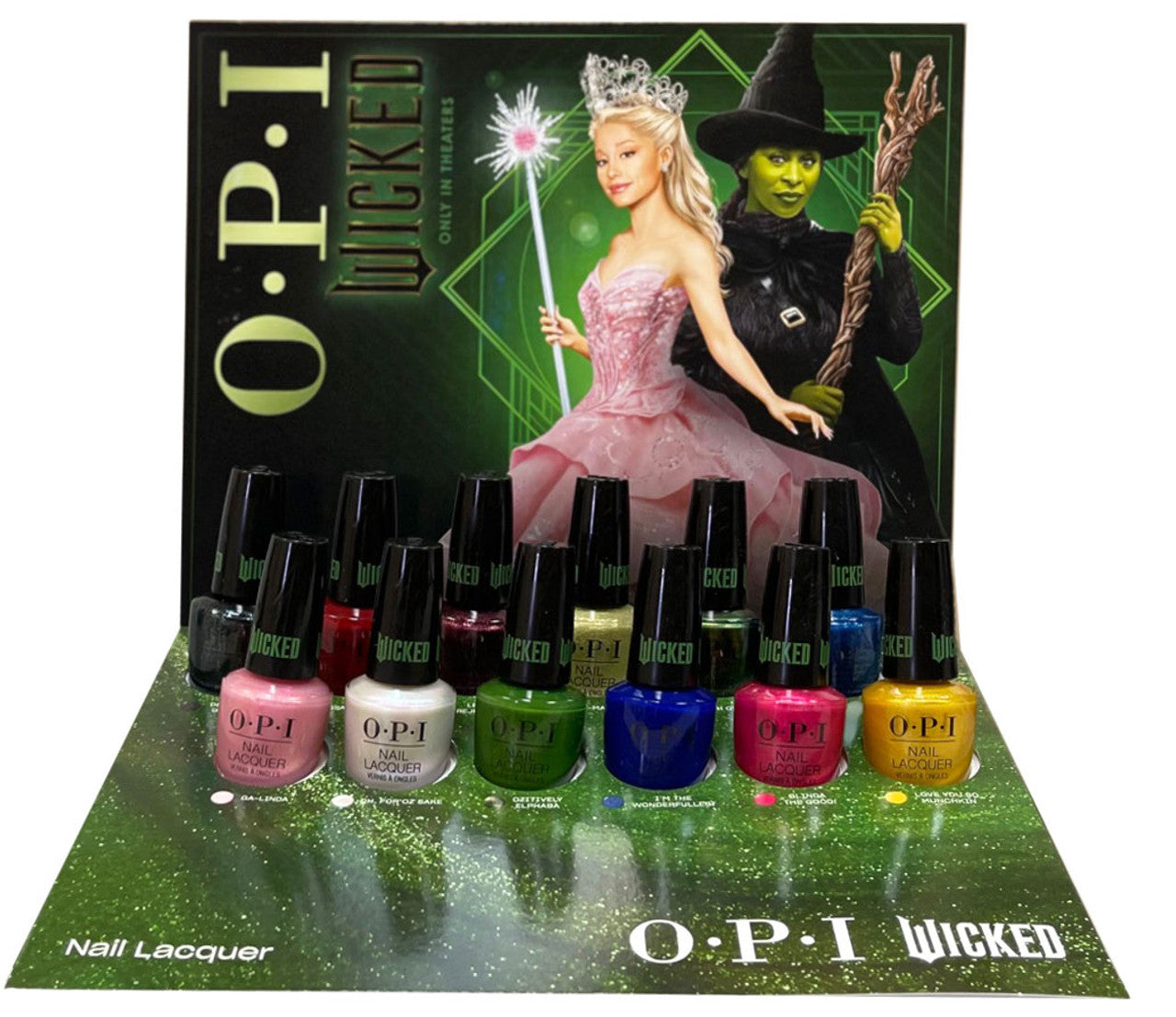 OPI Classic Nail Lacquer Wicked Holiday 2024 Collection - 12 PC + Display