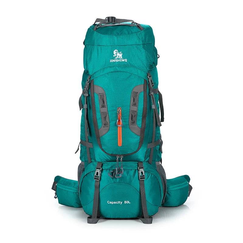 80L Camping Hiking Backpacks Big Outdoor Bag Backpack Nylon superlight Sport Travel Bag Aluminum alloy support 1.65kg