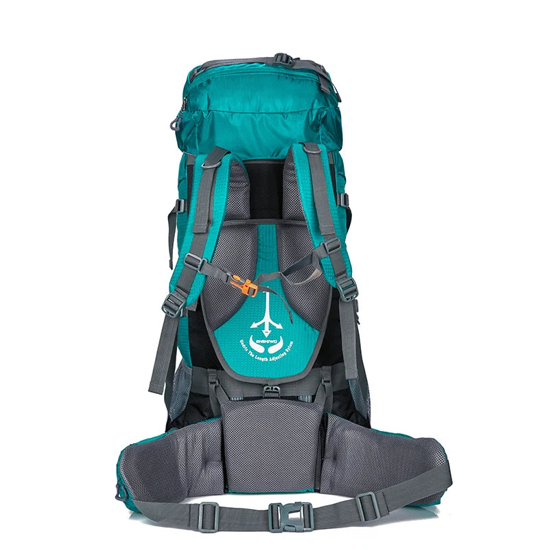80L Camping Hiking Backpacks Big Outdoor Bag Backpack Nylon superlight Sport Travel Bag Aluminum alloy support 1.65kg