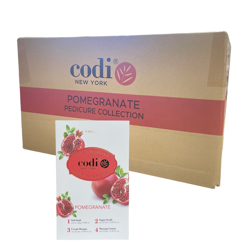 Codi K-Beauty Premium Pedicure Collection Deluxe 4 Steps - Pomegranate