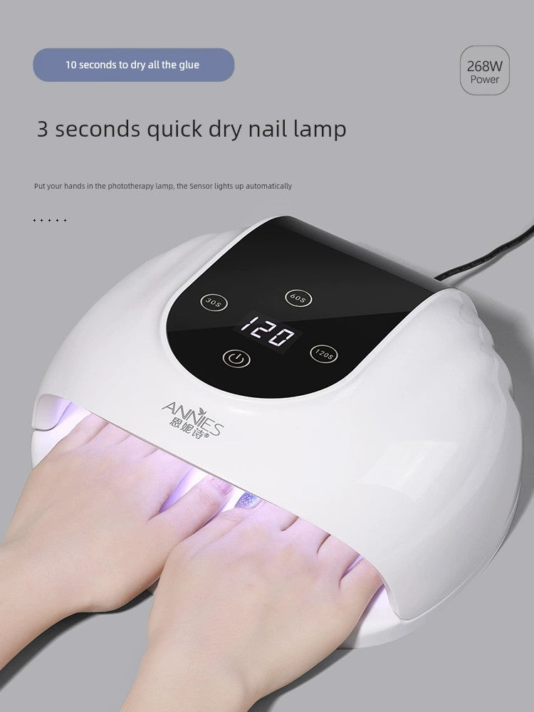 268W Seconds Quick-Drying Phototherapy Machine Led Not Black Hand Nail Art