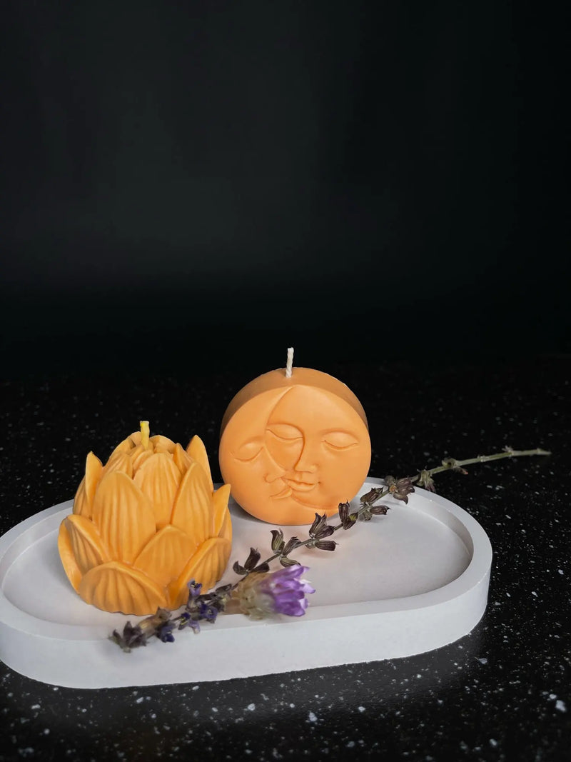 Aromatherapy Candle Silicone Mold 3D Lotus Flower Shape Soap Silicone Mould DIY Peony Handmade Soap Model Plaster Mold