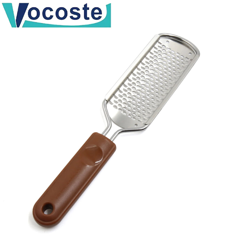 VOCOSTE 1PCS Pedicure Stainless Steel Nail Care Tool Foot File Manicure Callus Remover Scraper Rasp Removing Hard Dead Skin Cell
