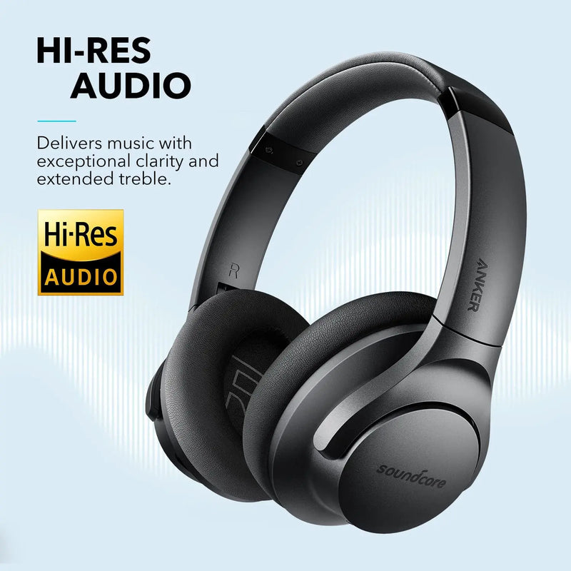Anker Soundcore Life Q20 Hybrid Active Noise Cancelling Headphones, Wireless Over Ear Bluetooth Headphones