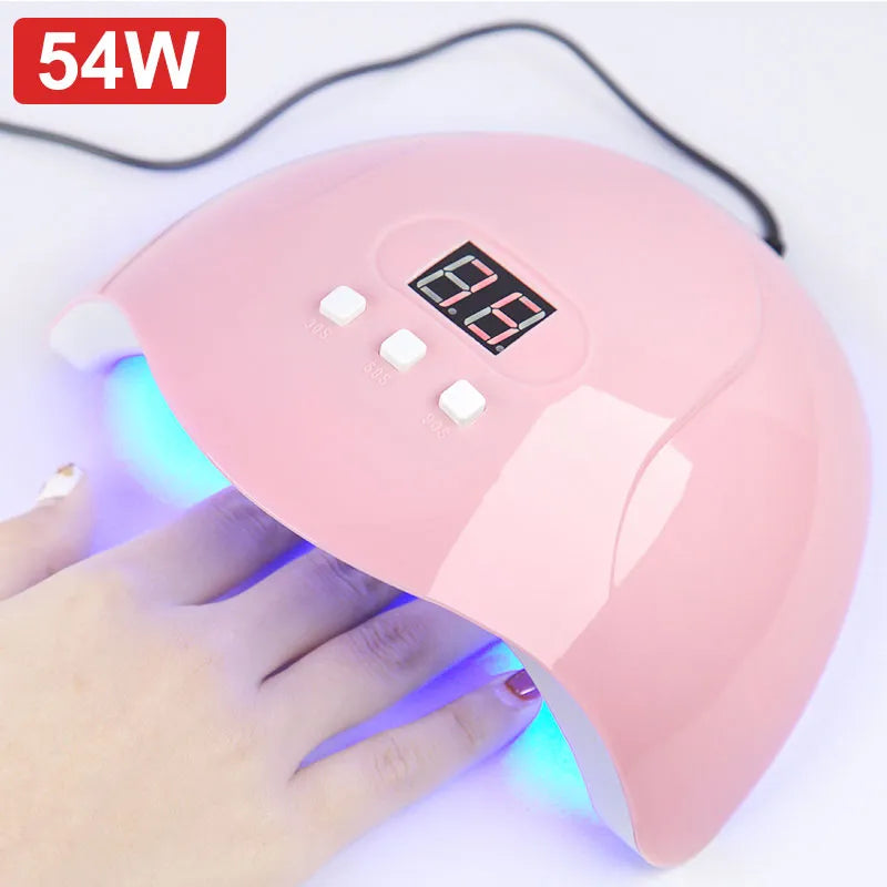 Hot Nail Dryer Machine Portable USB Cable Home Use Nail Lamp For Drying Curing Nails Varnish with 18pcs Beads UV LED Lamp