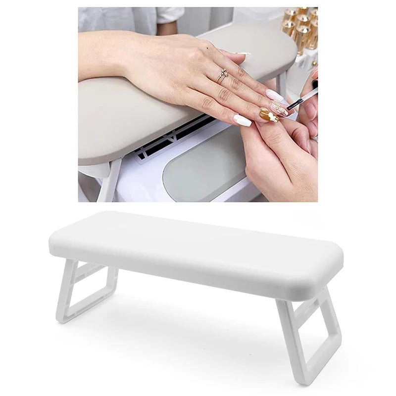 Foldable Nail Art Hand Pillow For Nails With Mat Set Manicure Table Hand Cushion Pillow Holder Armrests Nail Art Stand