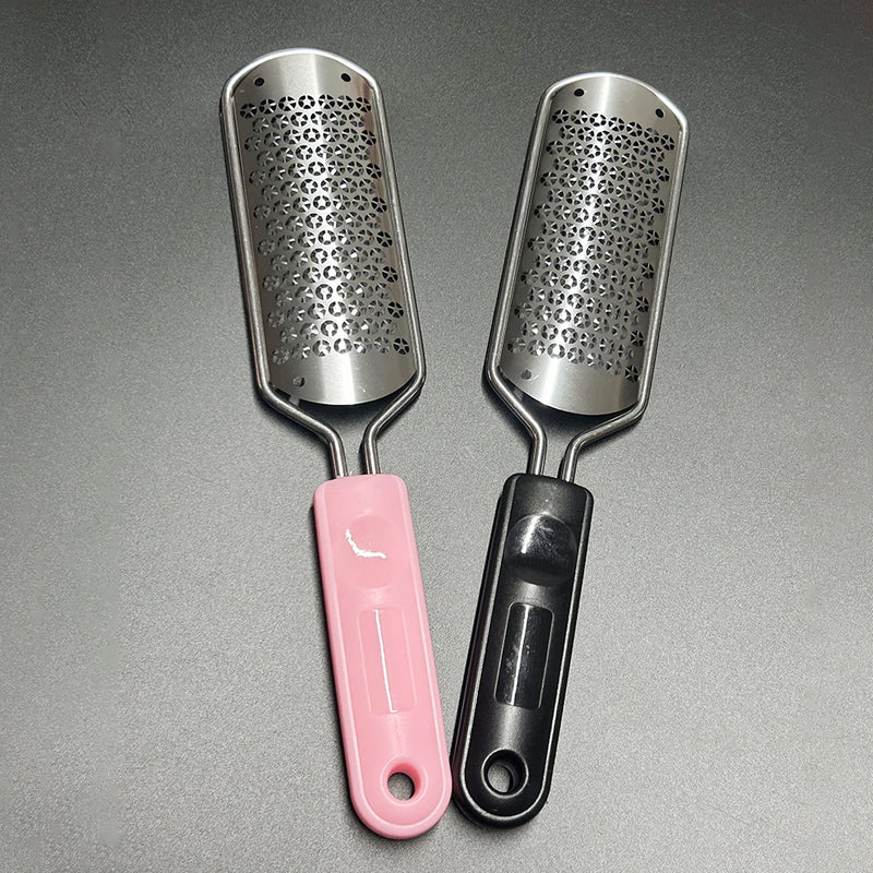 Colossal Foot File Stainless Steel Detachable Foot Scrubber Cracked Hard Skin Callus Removers Pedicure Rasp for Wet and Dry Feet