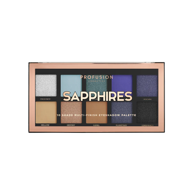 Sapphires 10 shade palette