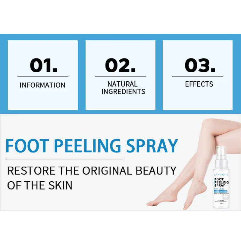 Foot Peeling Spray Foot Exfoliation Removing Dead Skin Calluses Feet Care Tools Repairing Health Care Уход за ногами