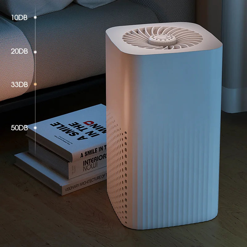 Xiaomi Small Air Purifier Compact Desktop HEPA Filter Air Cleaner Remover Second-hand Smoke Odor for Home Bedroom Office Car