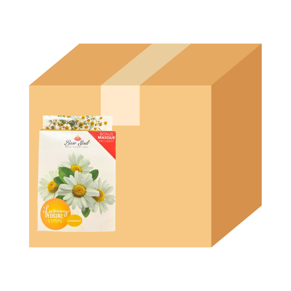 NuRevolution Deluxe 5 Steps Pedicure - Chamomile - Case of 50