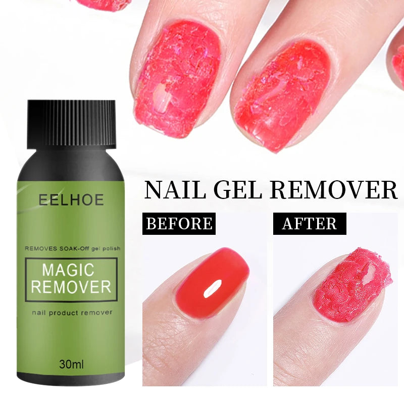 10/20/30ml Magic Remover Nail Gel Polish Remover Manicure Set Acrylic Clean Degreaser For Nail Art UV Gel Polish Remover