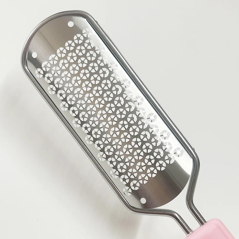 Colossal Foot File Stainless Steel Detachable Foot Scrubber Cracked Hard Skin Callus Removers Pedicure Rasp for Wet and Dry Feet
