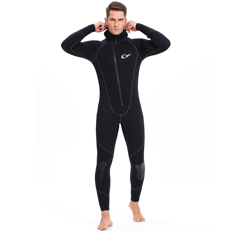 YONSUB Wetsuit 5mm / 3mm / 1.5mm / 7mm Scuba Diving Suit Men Neoprene Underwater Hunting Surfing Front Zipper Spearfishing