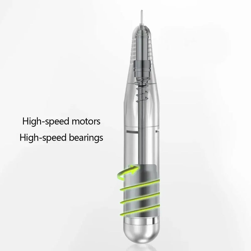 45000RPM Electric Nail Drill Machine Professional Mill Cutter For Manicure Nail Files Art Tools Gel Polish Grind Pedicure