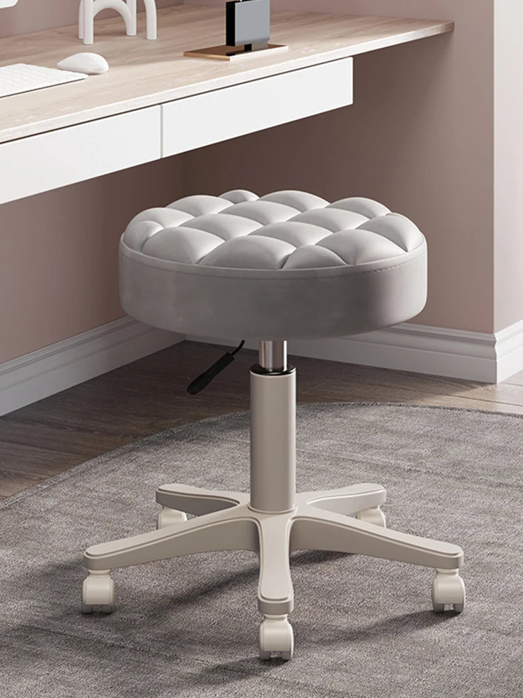 Beauty stools, special lifting and rotating nail technicians, hairdressers, barber shops, large work chairs, pulleys