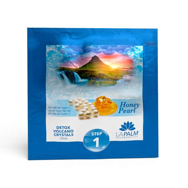 La Palm Volcano Deluxe Pedicure 5 Step - Honey Pearl