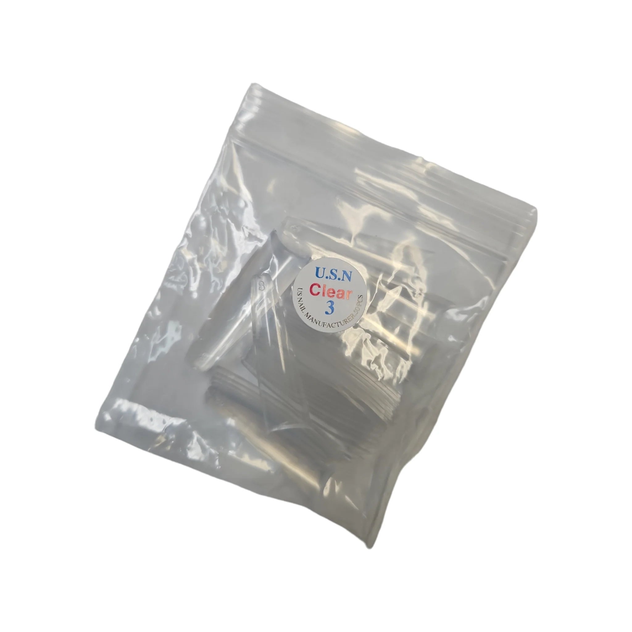 USN Straight Coffin Clear Tip #3