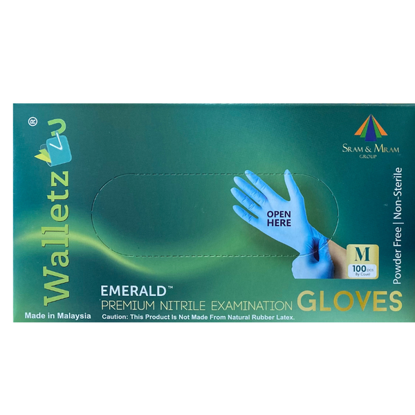 Aurelia Vibrant Latex Gloves, Vibrant Aurelia Gloves, Powder Free