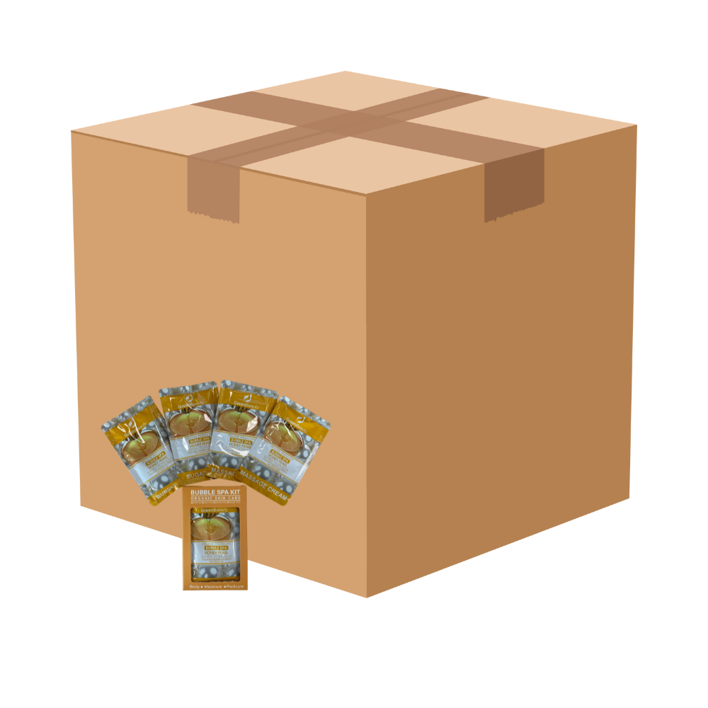 GreenBeauty Spa Bubble 4 In 1 - Honey Pearl - Case of 50 Kits