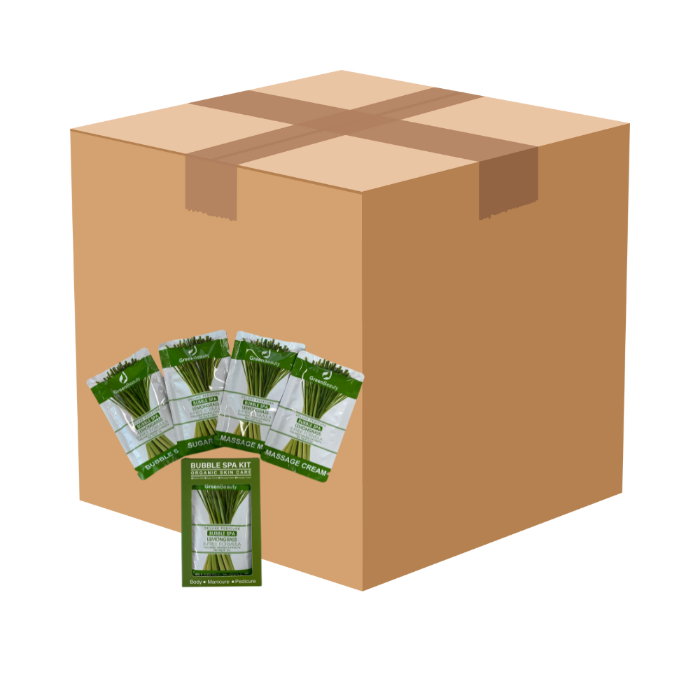 GreenBeauty Spa Bubble 4 In 1 - Lemongrass - Case of 50 Kits