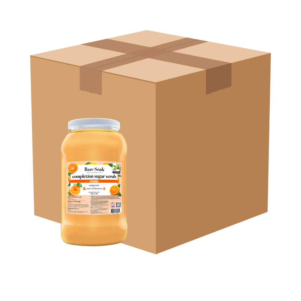Bare Soak Complexion Sugar Scrub - Orange - Case of 4