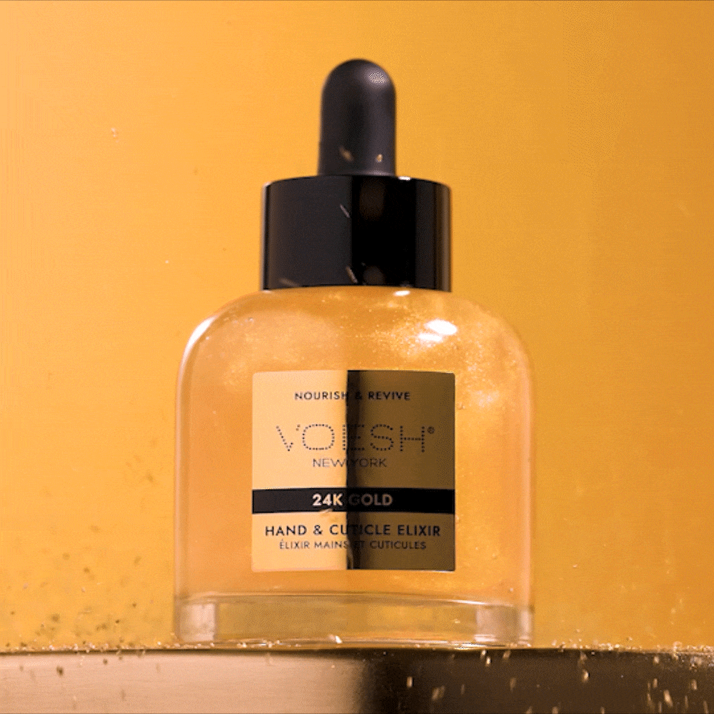 Voesh Hand & Cuticle Serum 24K Gold (50ml/ 1.69 Fl.Oz) - Bottle