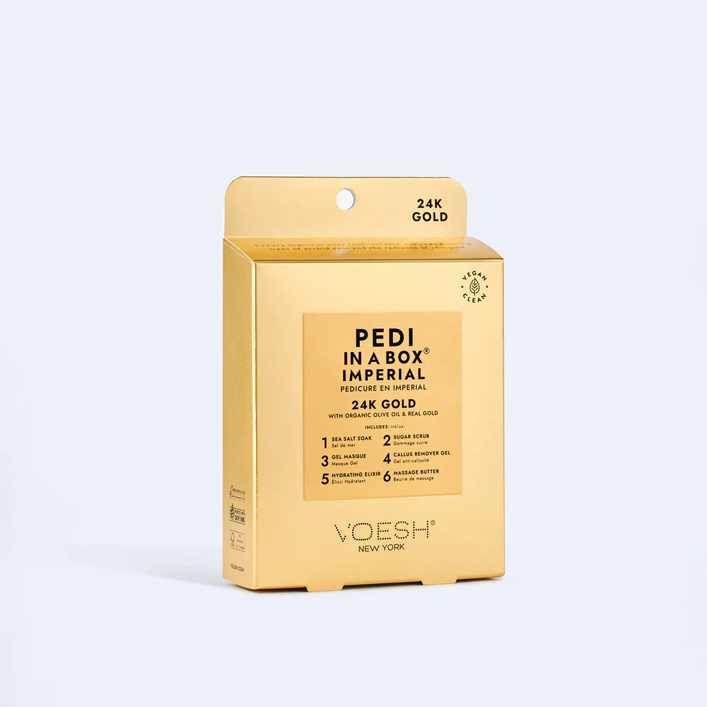 Voesh Pedi in a box - Imperial 24k Gold - Case/30kits