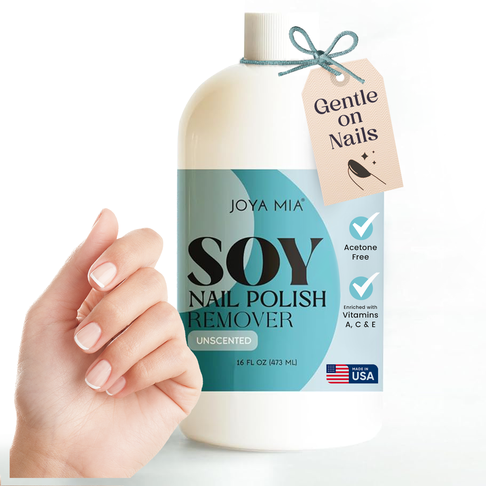 JOYA MIA Soy Nail Polish Remover - Acetone-Free