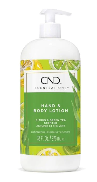 CND Hand & Body Lotion - Citrus & Green Tea - 31 oz