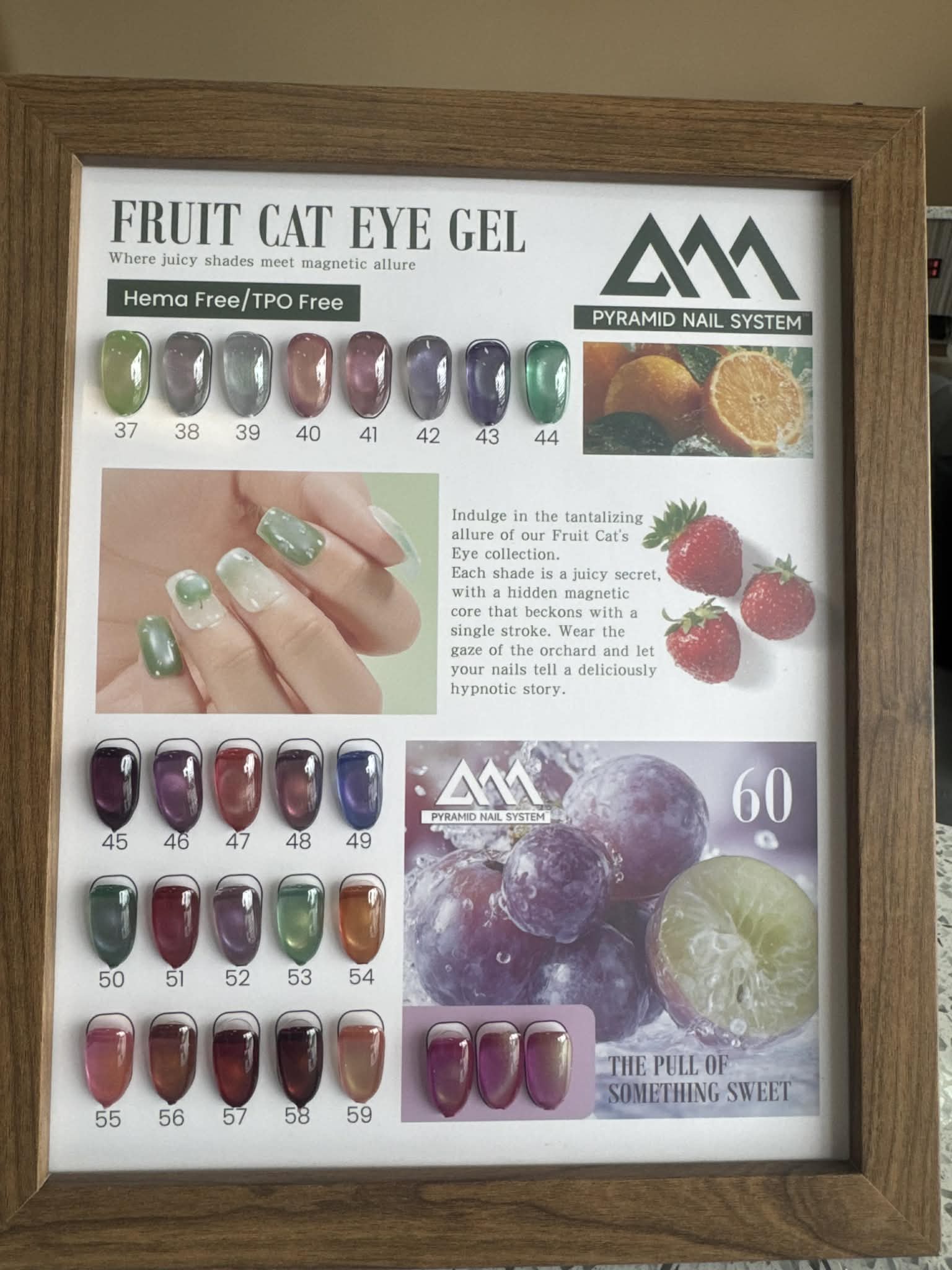 Pyramid Fruit Cat Eye Gel Box - 24 colors