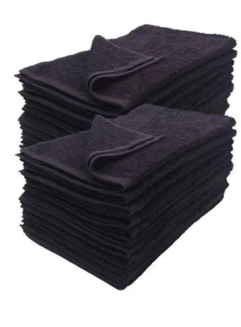 Extreme+ 100% Cotton Towel - Plum Black 16x29 - Pack of 12 (3Lbs)