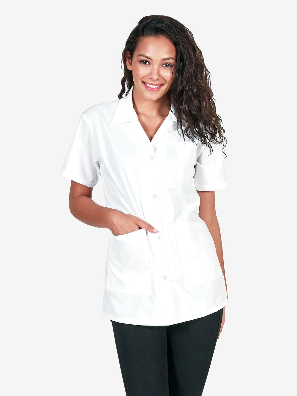 White Nail Technician Uniform - Size S