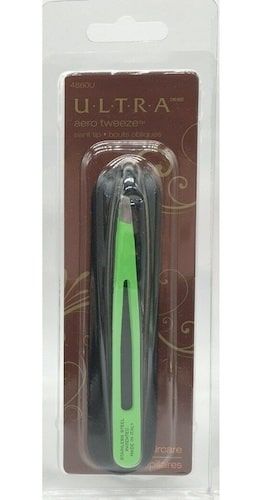 Ultra Slant Tip Tweezers - Neon Green