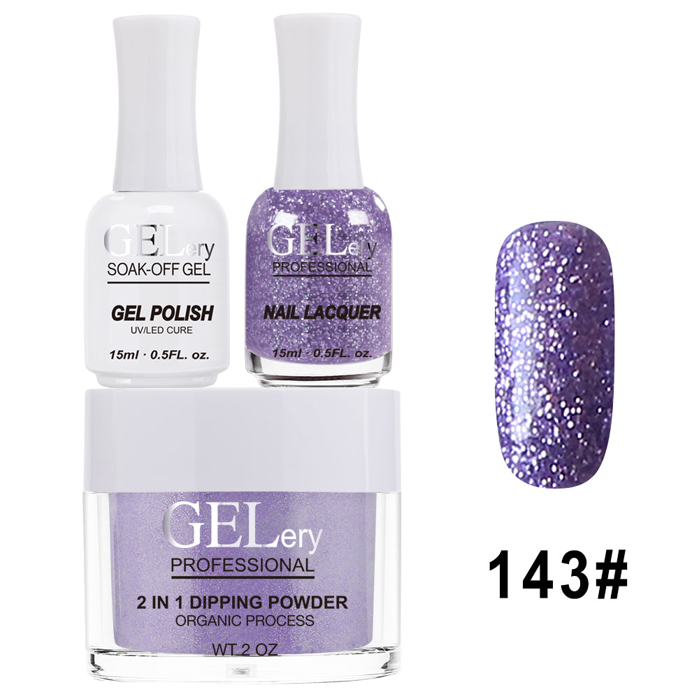 GELery 3 in 1 Trio Set - Gel, Lacquer, & Dip - #143