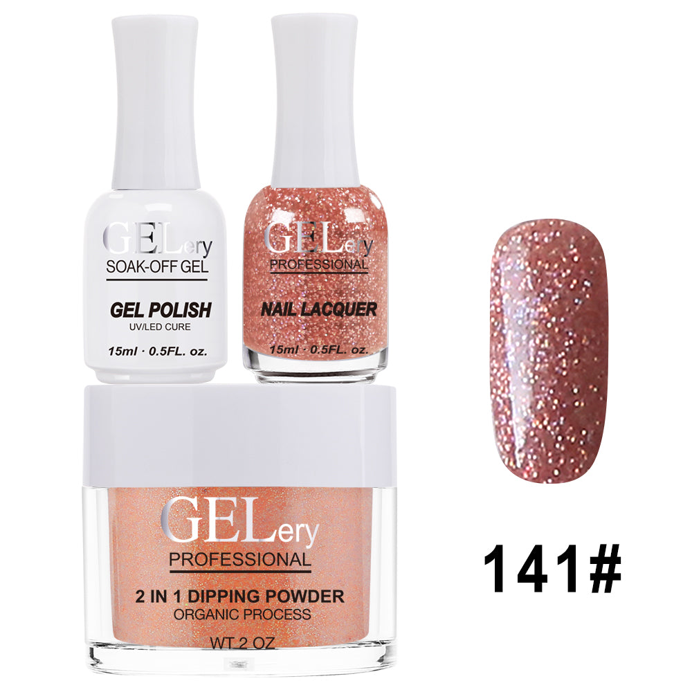 GELery 3 in 1 Trio Set - Gel, Lacquer, & Dip - #141