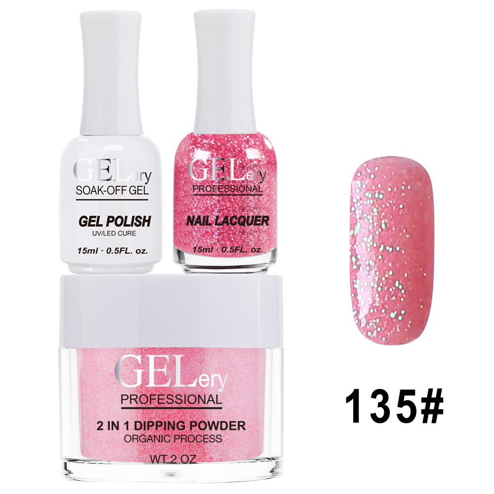 GELery 3 in 1 Trio Set - Gel, Lacquer, & Dip - #135