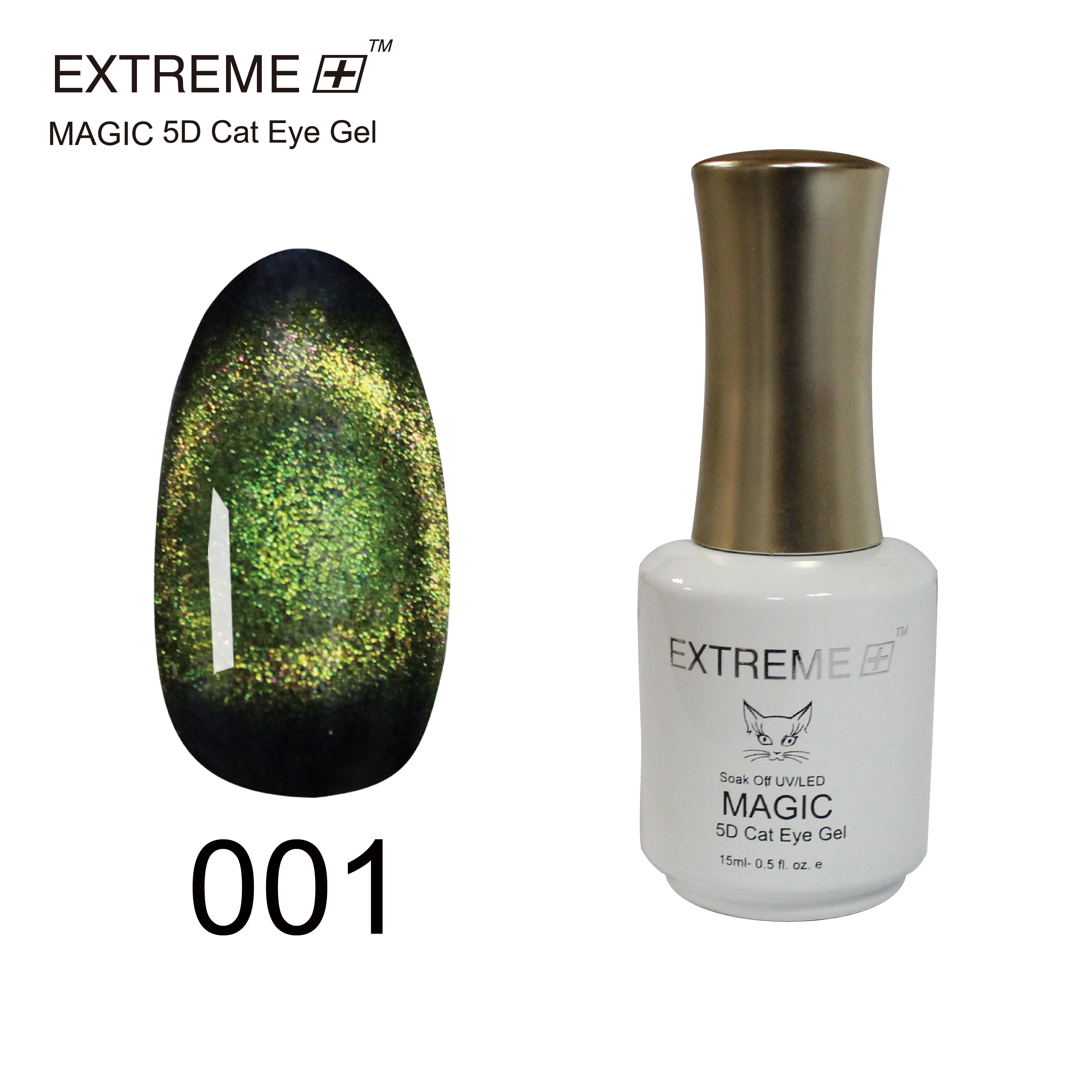 Extreme+ Magic 5D Cat Eye Gel #001