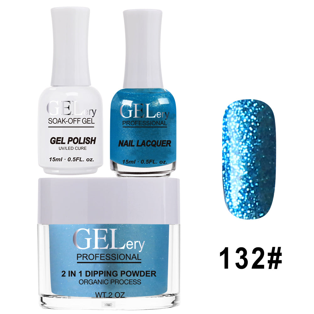 GELery 3 in 1 Trio Set - Gel, Lacquer, & Dip - #132