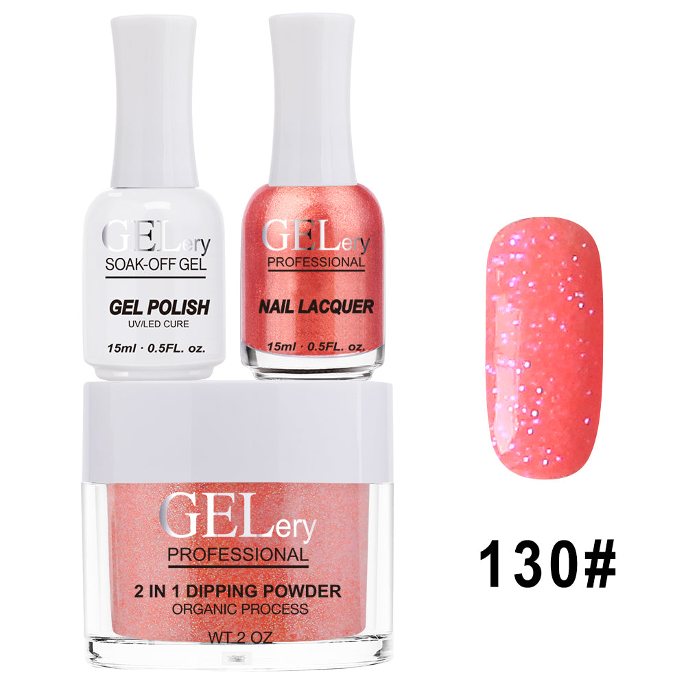 GELery 3 in 1 Trio Set - Gel, Lacquer, & Dip - #130