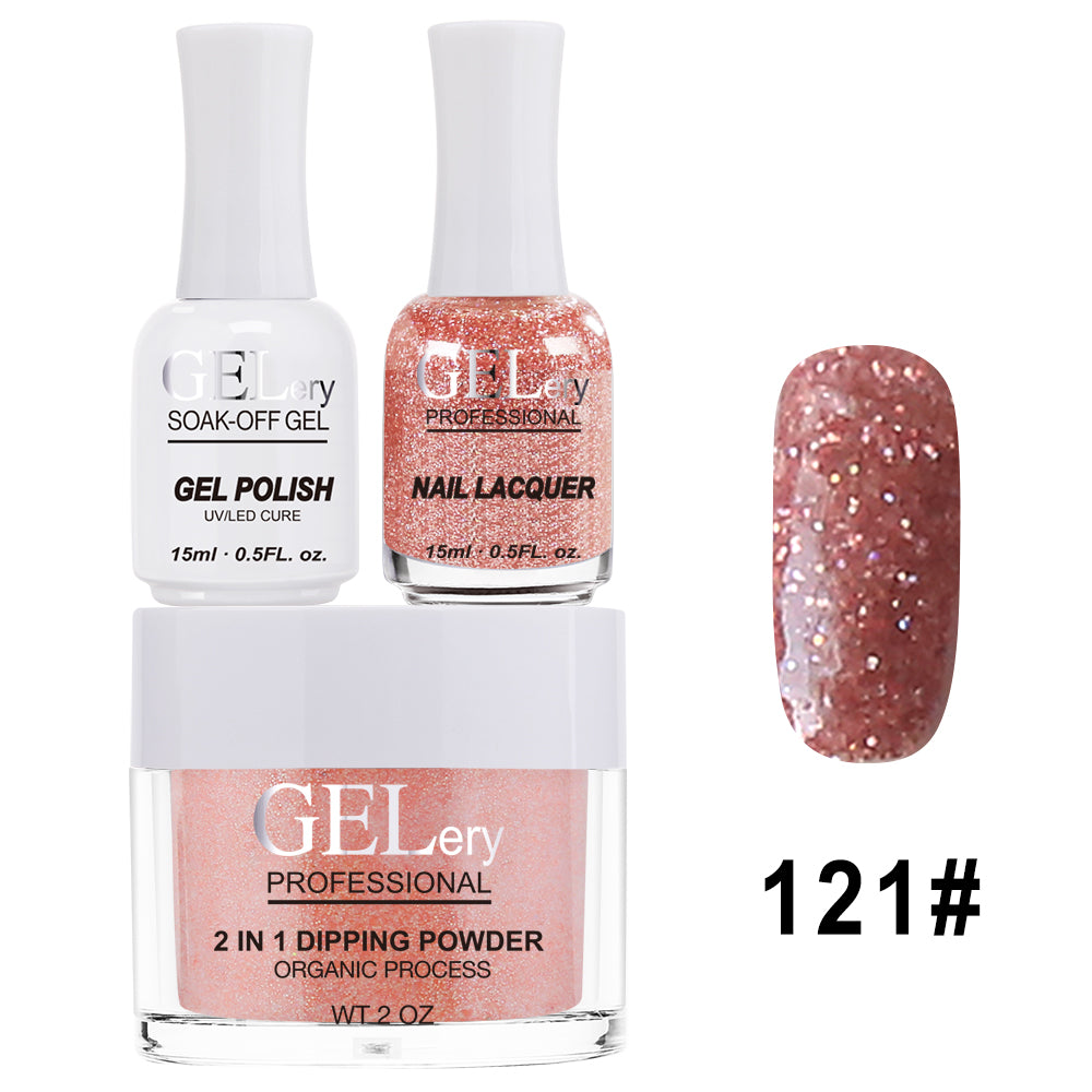 GELery 3 in 1 Trio Set - Gel, Lacquer, & Dip - #121