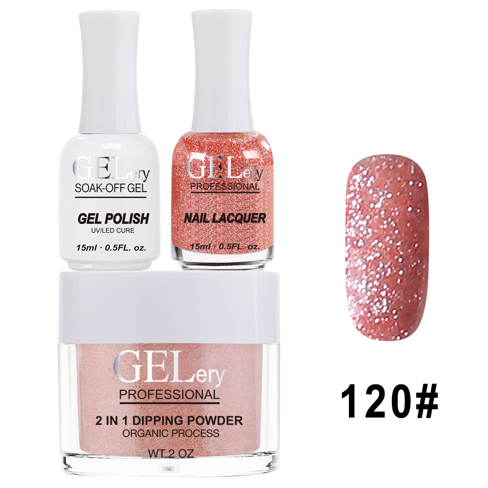 GELery 3 in 1 Trio Set - Gel, Lacquer, & Dip - #120