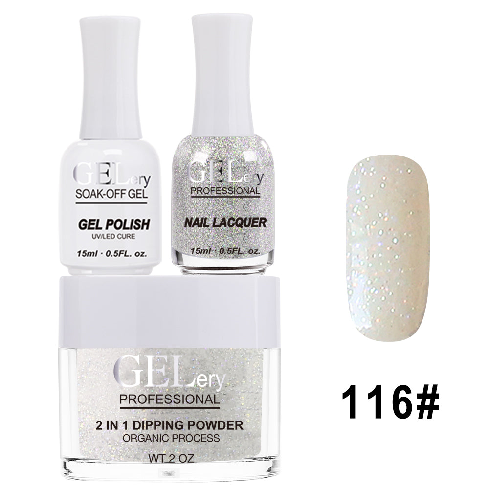 GELery 3 in 1 Trio Set - Gel, Lacquer, & Dip - #116