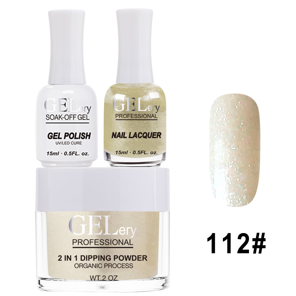 GELery 3 in 1 Trio Set - Gel, Lacquer, & Dip - #112