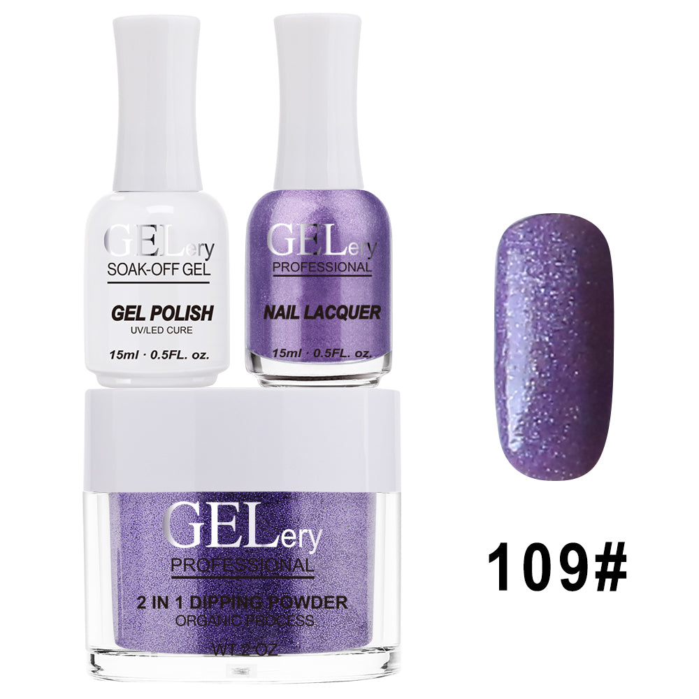 GELery 3 in 1 Trio Set - Gel, Lacquer, & Dip - #109