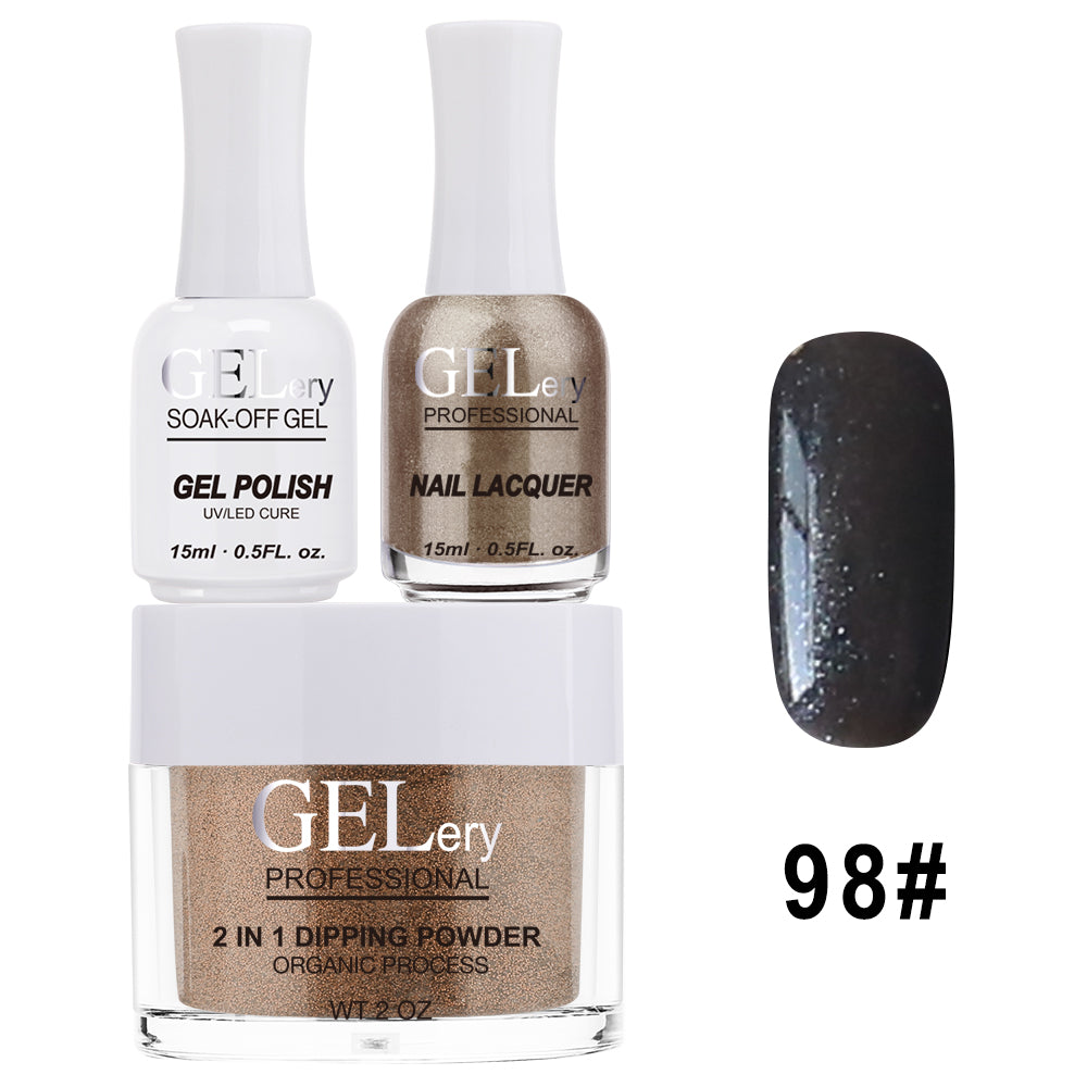 GELery 3 in 1 Trio Set - Gel, Lacquer, & Dip - #098