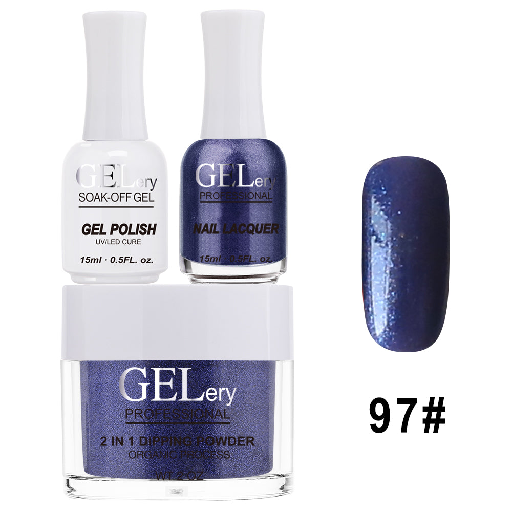 GELery 3 in 1 Trio Set - Gel, Lacquer, & Dip - #097